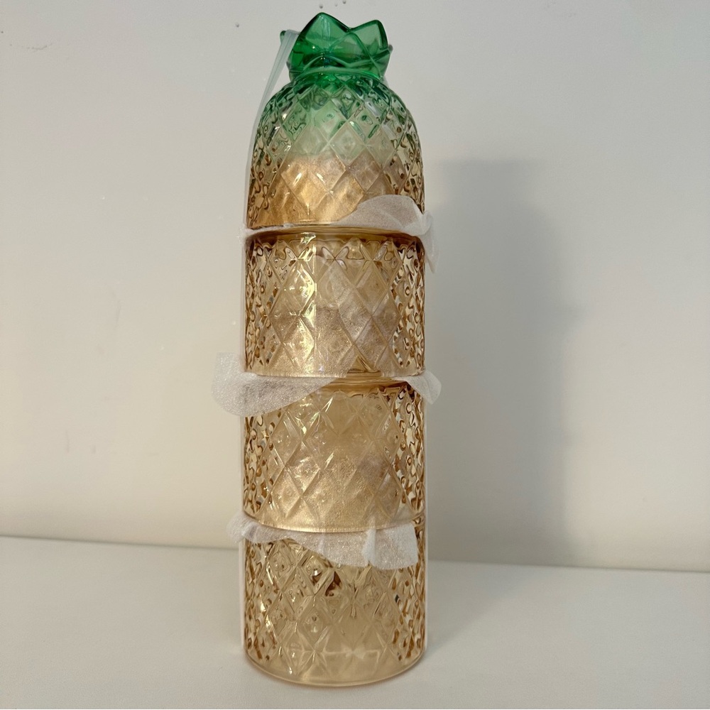 Glass Stackable Pineapple Cups - Picture 4 of 10
